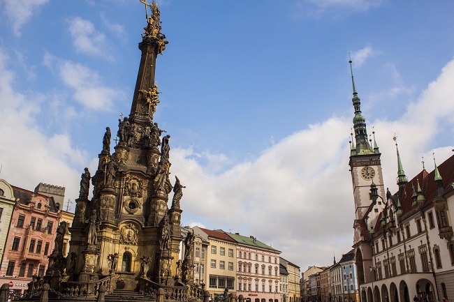 Náměstí v Olomouci.