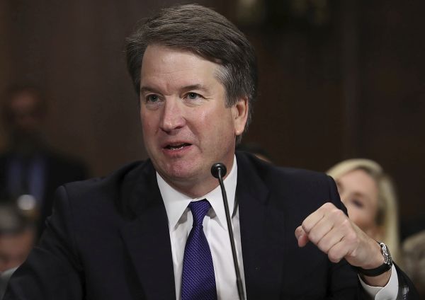 Kandidát Brett Kavanaugh.