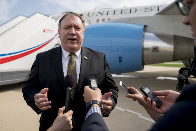 Americký ministr zahraničí Mike Pompeo.