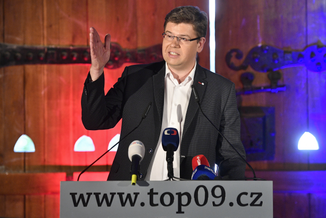 Předseda TOP 09 Jiří Pospíšil.