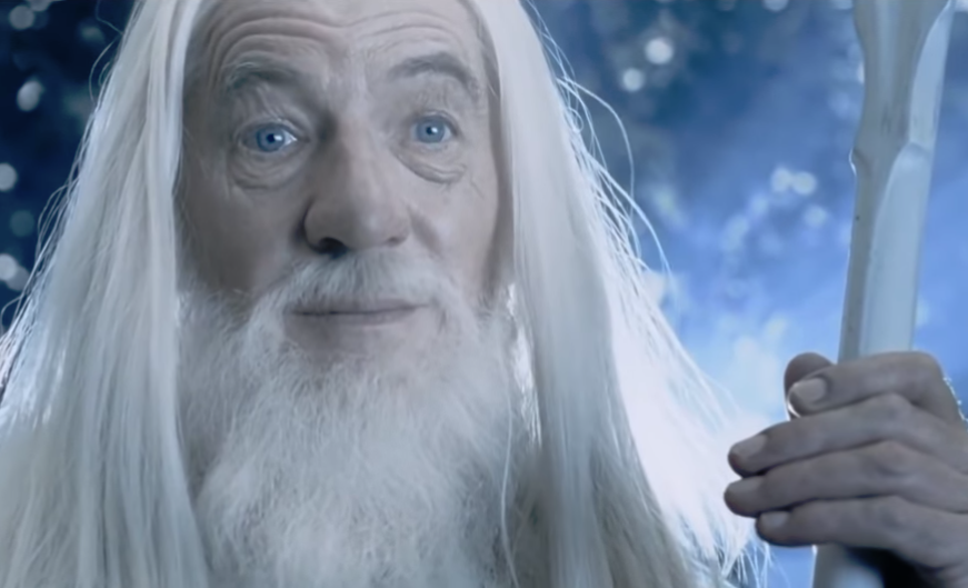 Gandalf z Pána prstenů.