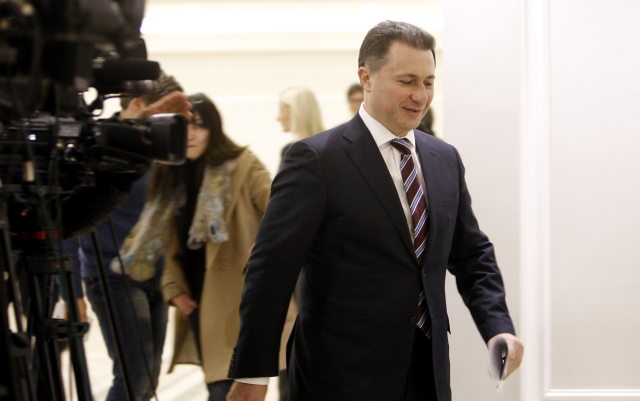 Expremiér Makedonie Gruevski.