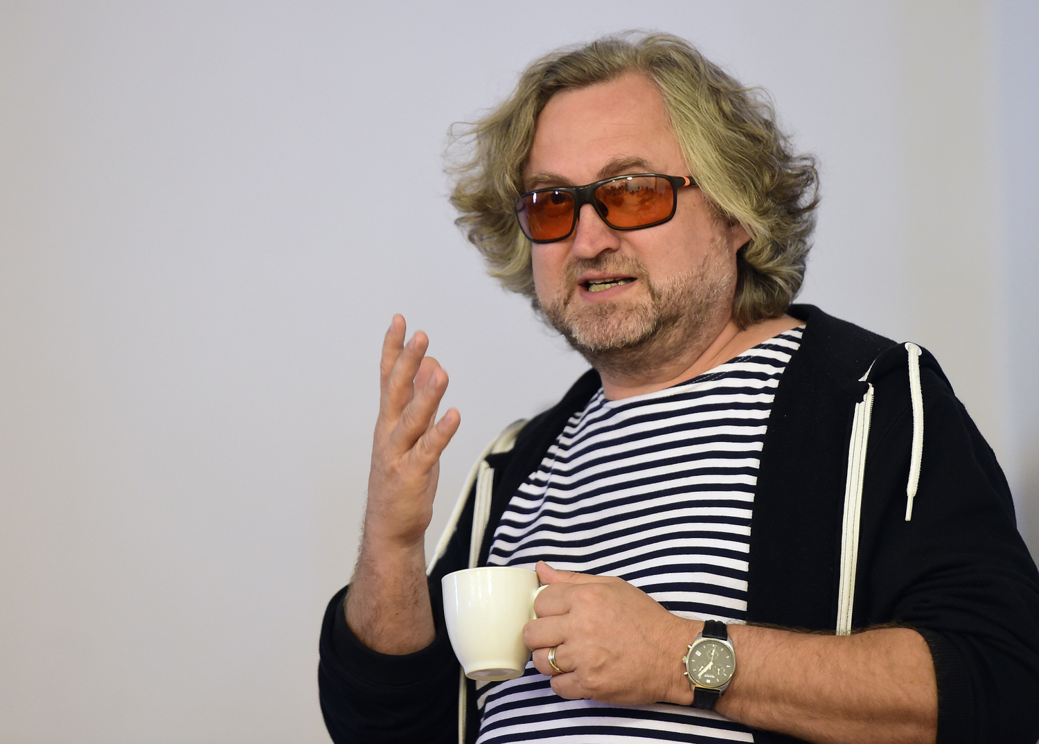 Jeden z dramaturgů, režisér Jan Hřebejk.