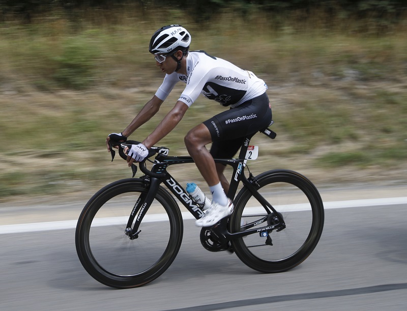 Kolumbijský cyklista Egan Bernal.