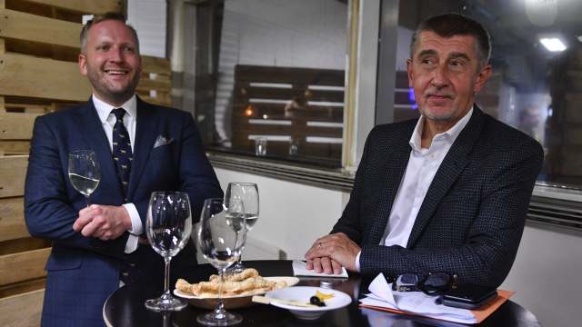 Petr Stuchlík a Andrej Babiš. 