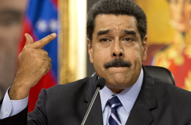 Venezuelský prezident Nicolás Maduro. Venezuelský prezident Nicolás Maduro.