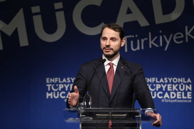 Turecký ministr financí Berat Albayrak.
