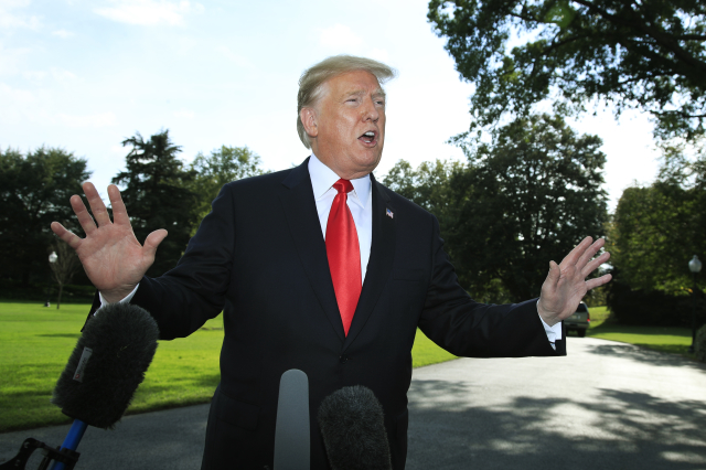 Americký prezident Donald Trump. Americký prezident Donald Trump.