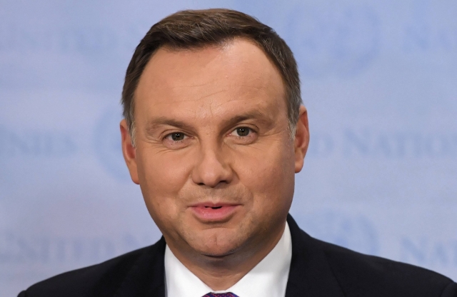 Polský prezident A. Duda.