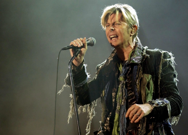 Britská hudební legenda David Bowie.