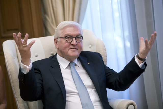 Německý prezident Frank-Walter Steinmeier. Německý prezident Frank-Walter Steinmeier.