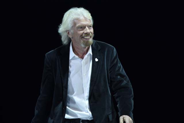 Britský miliardář Richard Branson. Britský miliardář Richard Branson.