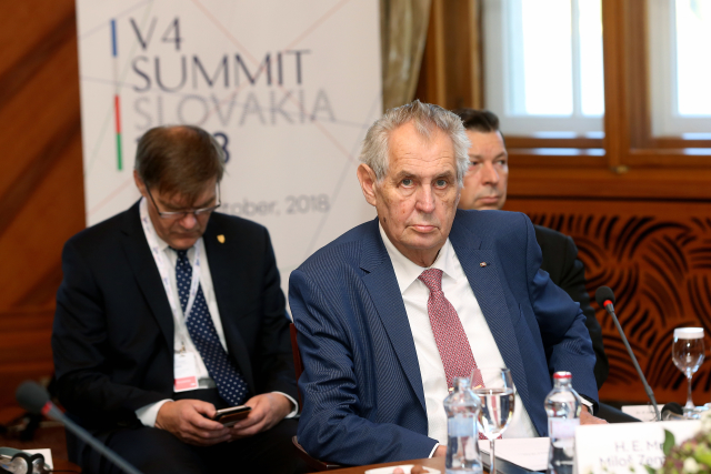 Prezident Miloš Zeman.