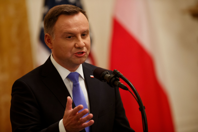 Polský prezident Andrzej Duda.