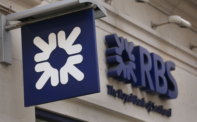 Logo finanční skupiny RBS. Logo finanční skupiny RBS.