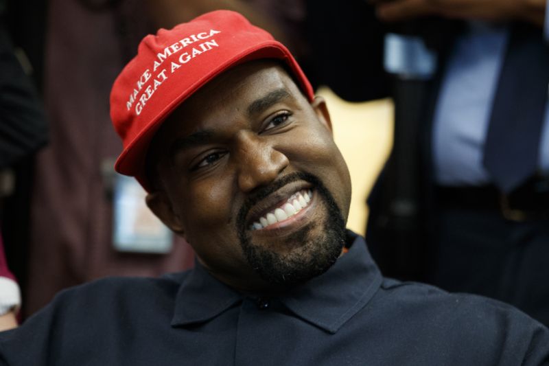 Raper Kanye West.