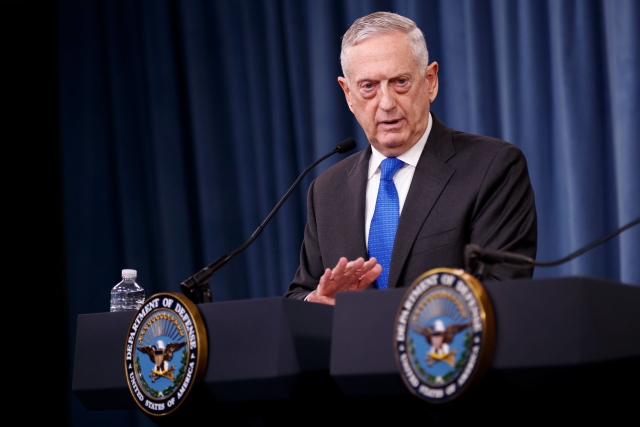 Americký ministr obrany James Mattis má teď velký problém.