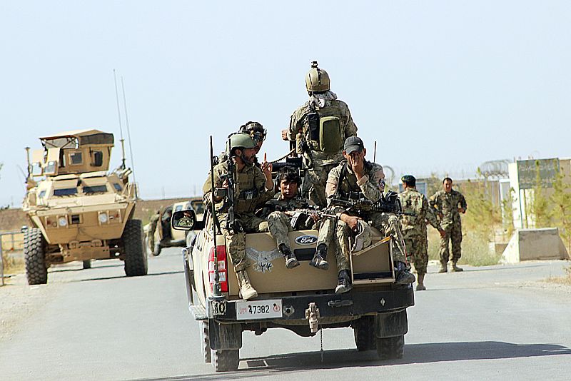 Vojáci afghánské armády. Vojáci afghánské armády.