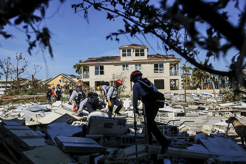 Hurikán Michael zasáhl americký stát Florida.
