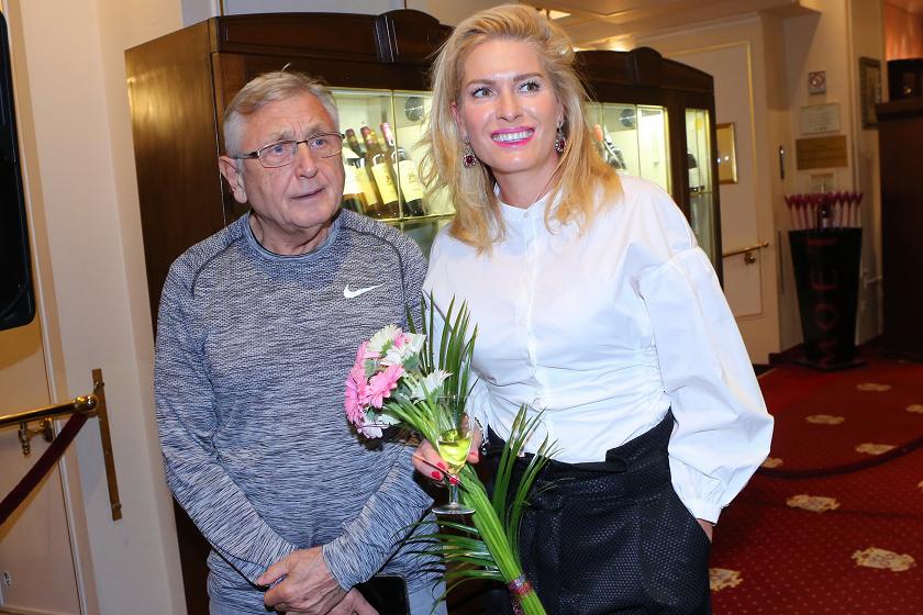 Jiří Menzel a Olga Menzelová.