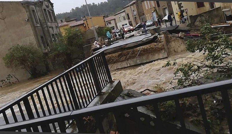 Francii zastihly přívalové deště a záplavy.