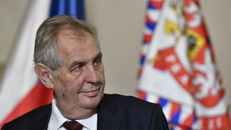 Prezident Miloš Zeman.