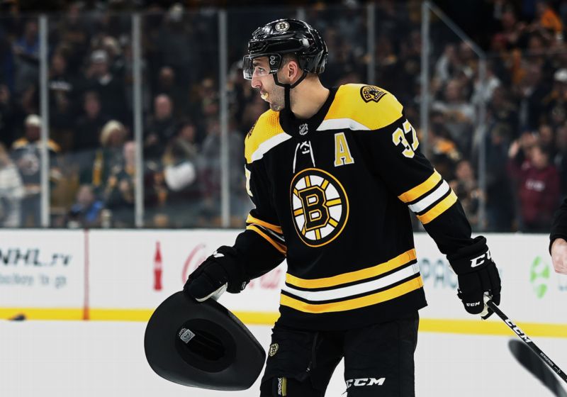 Patrice Bergeron byl nejlepším hráčem v NHL během minulého týdne.