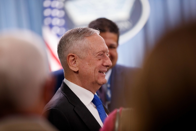 Americký ministr obrany Mattis.