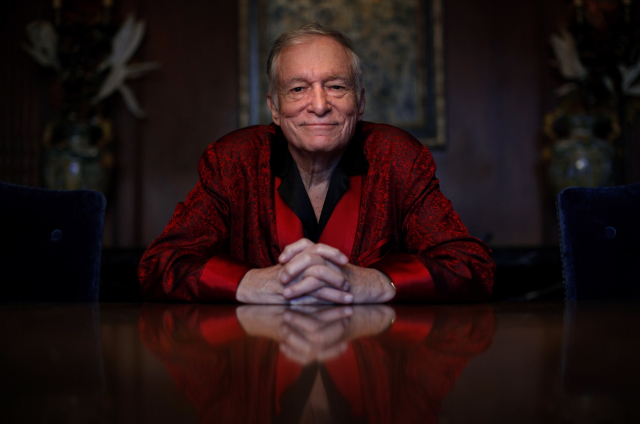 Zakladatel Playboye Hugh Hefner.