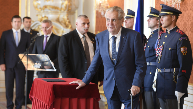 Prezident Miloš Zeman.