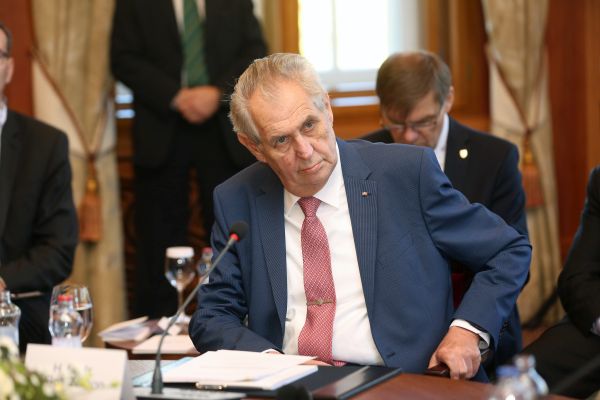 Prezident Miloš Zeman.