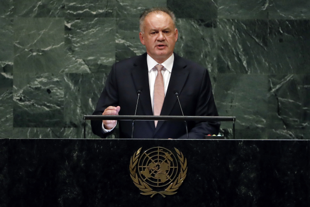 Andrej Kiska - prezident Slovenské republiky.