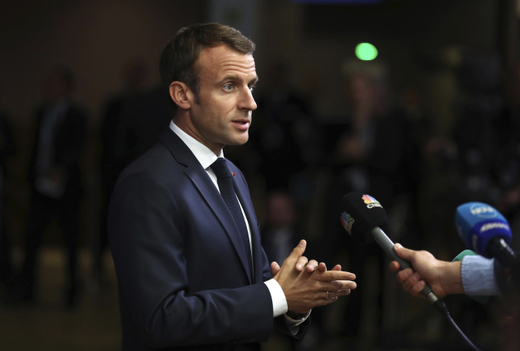 Francouzský prezident Emmanuel Macron.