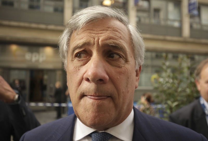 Šéf europarlamentu Antonio Tajani. Šéf europarlamentu Antonio Tajani.