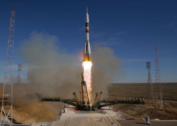 Vesmírná raketa Sojuz MS-10.