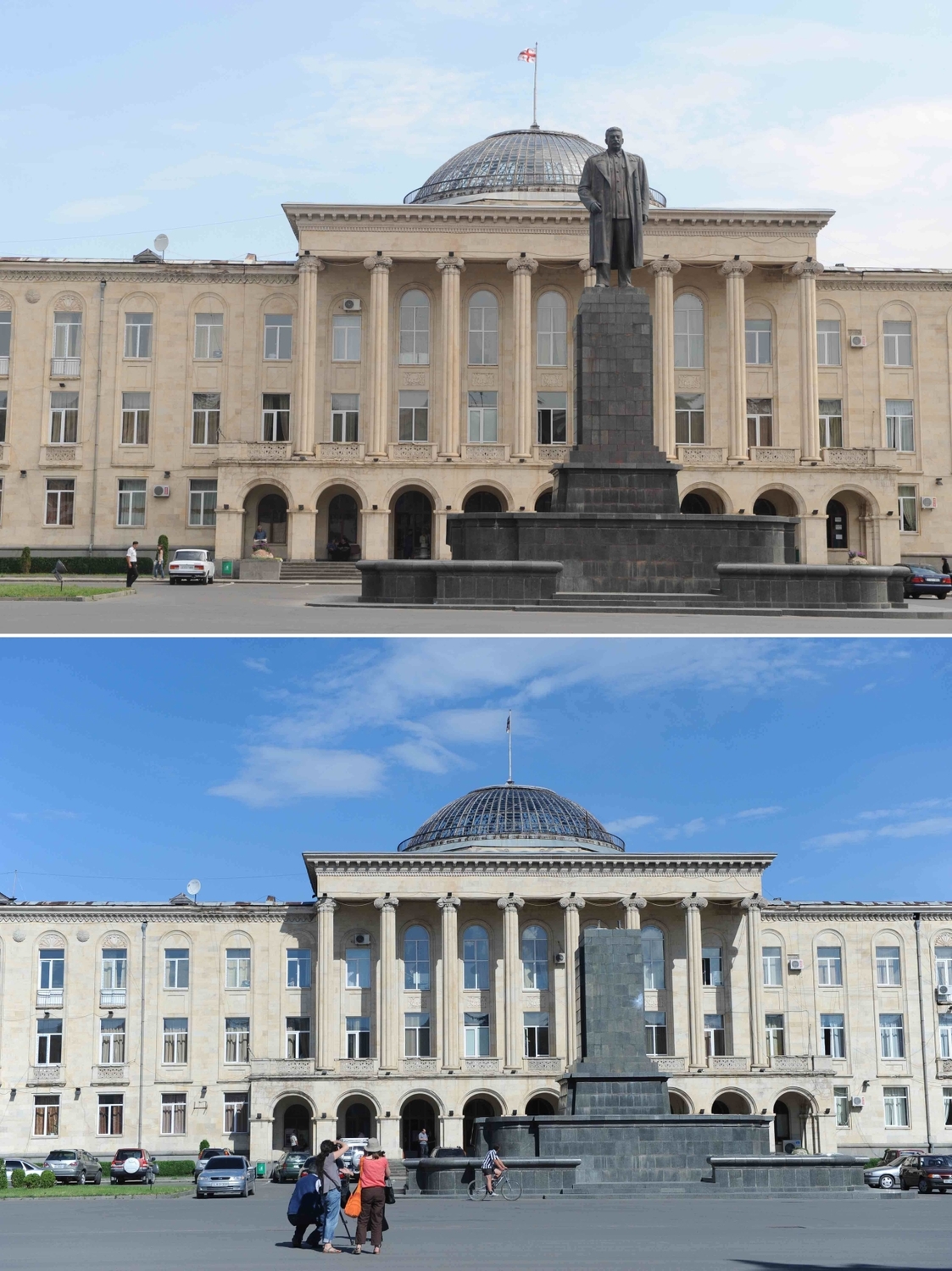 Dříve stála na náměstí v Gori Stalinova socha, která byla v roce 2010 přemístěna do muzea.