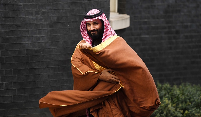 Saúdskoarabský korunní princ Muhammad bin Salmán.