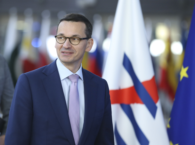 Premiér Mateusz Morawiecki.