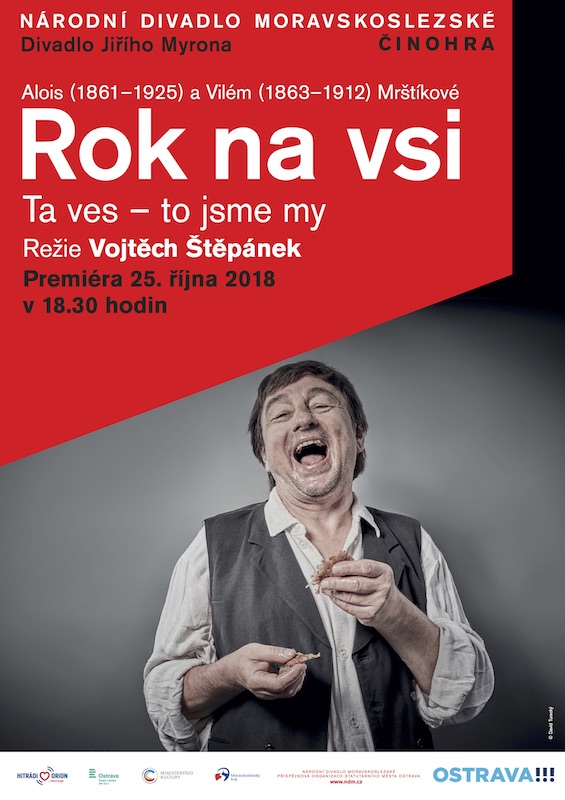 Plakát ke hře Rok na vsi.