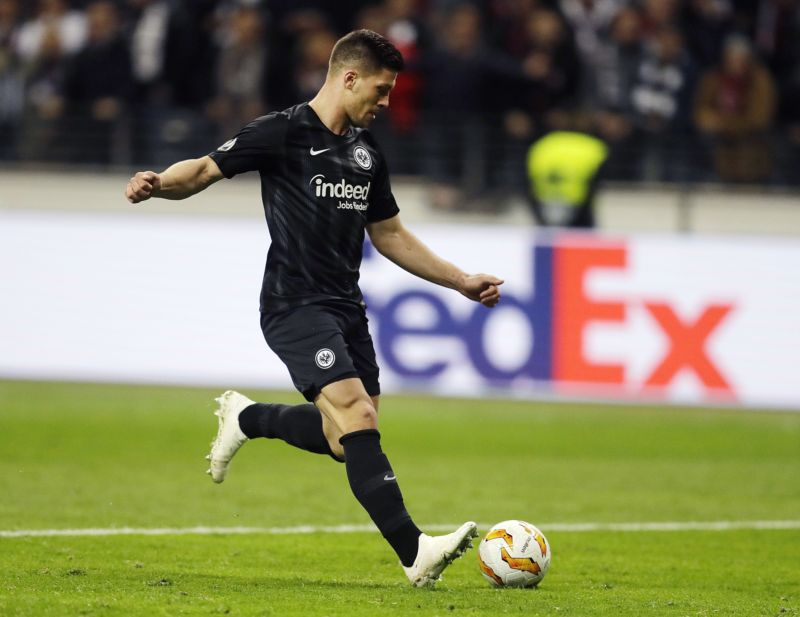 Srbský útočník Luka Jovič. Srbský útočník Luka Jovič.