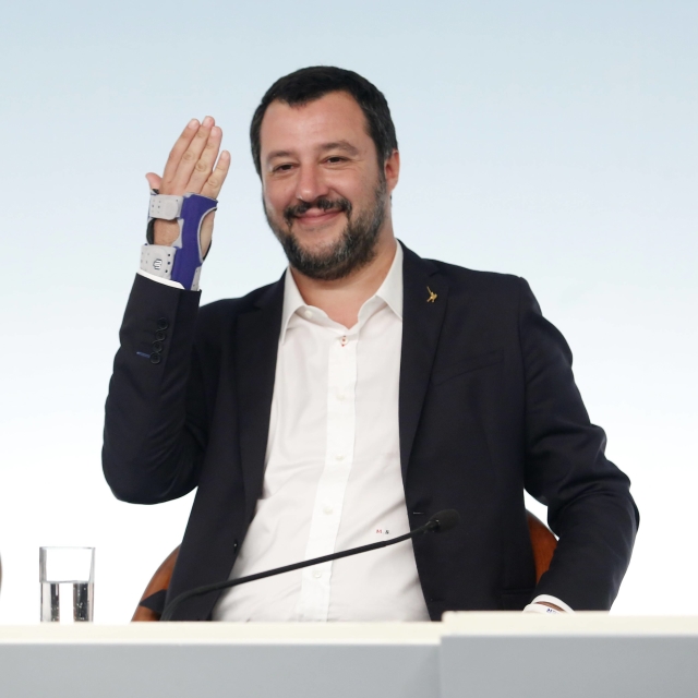 Italský ministr vnitra Matteo Salvini.