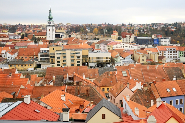 Časová schránka bude uložena v městské věži v Třebíči (na snímku).