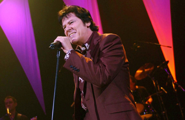Britský zpěvák Shakin' Stevens.