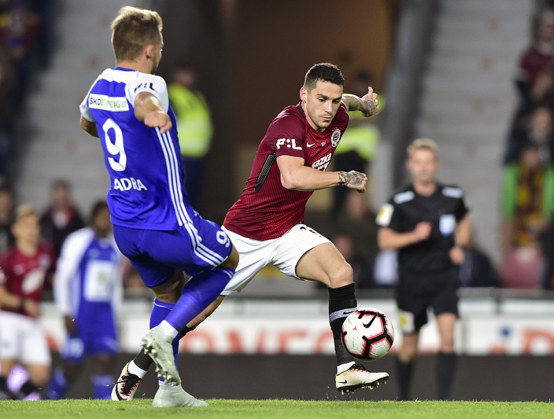 Fotbalisté Sparty v dohrávce 12. kola fotbalové ligy porazili 4:1 Mladou Boleslav