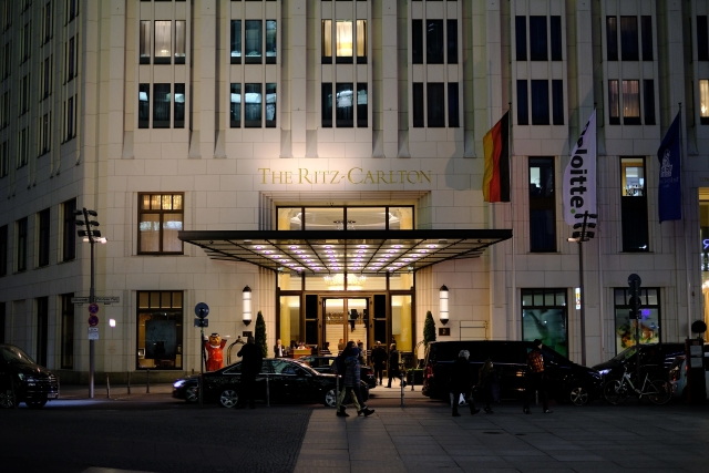 Hotel Ritz-Carlton v Berlíně.