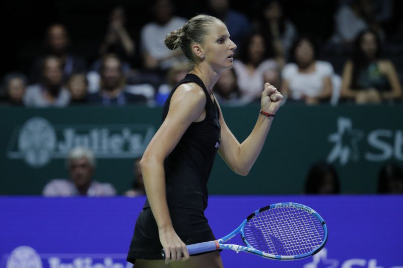 Karolína Plíšková po výhře nad Petrou Kvitovou postupuje do semifinále Masters.