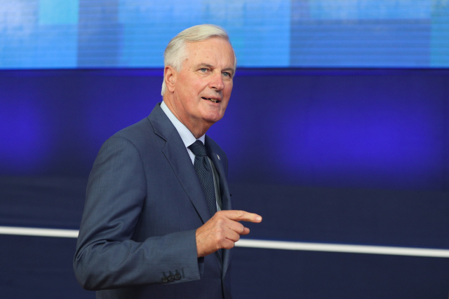 Vyjednavač Evropské unie pro brexit Michel Barnier.