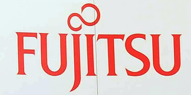 Logo firmy Fujitsu.