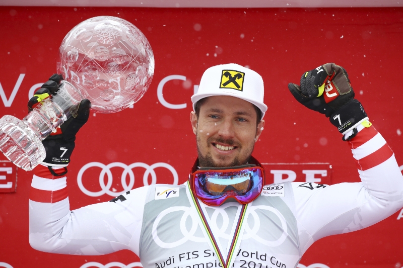 Hirscher ovládl anketu již počtvrté v kariéře. 