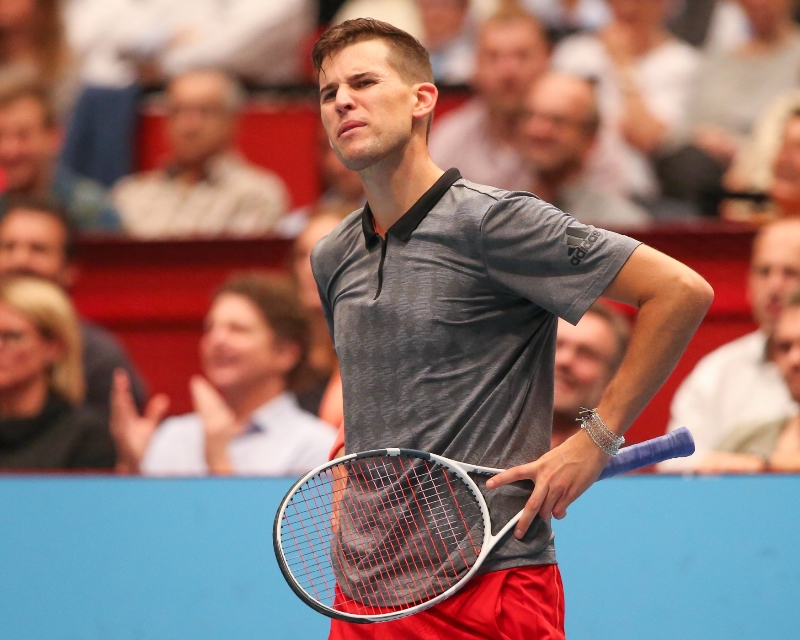 Dominic Thiem dostal od Nišikoriho výprask ve čtvrtfinále turnaje ve Vídni.